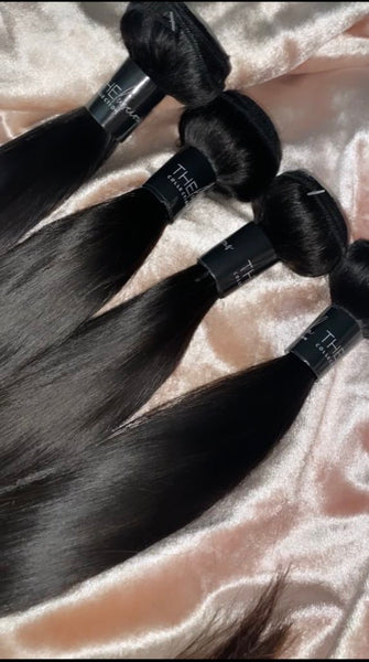 Straight hair bundles