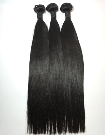 Straight hair bundles